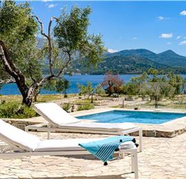Luxury 5 Bedroom Beachfront Villa near Dubrovnik, Sleeps 11-12
